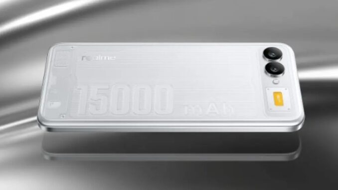Realme svela batteria da 15.000 mAh e telefono con ventola Realme svela batteria da 15.000 mAh e telefono con ventola